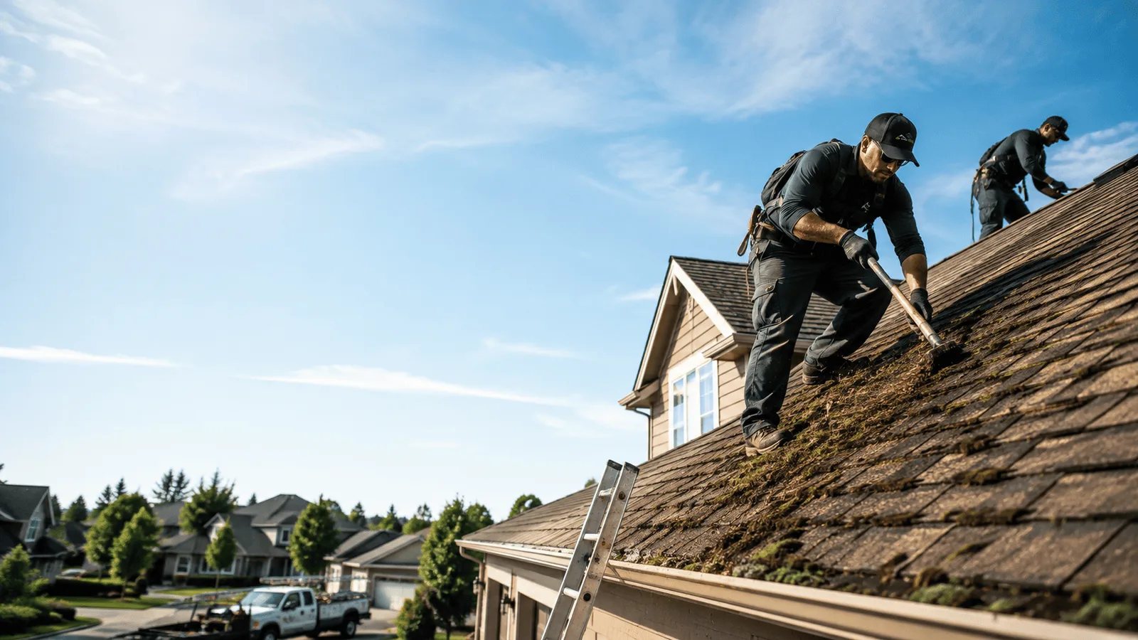 Roof Moss Removal in Blue Rapids, KS near me